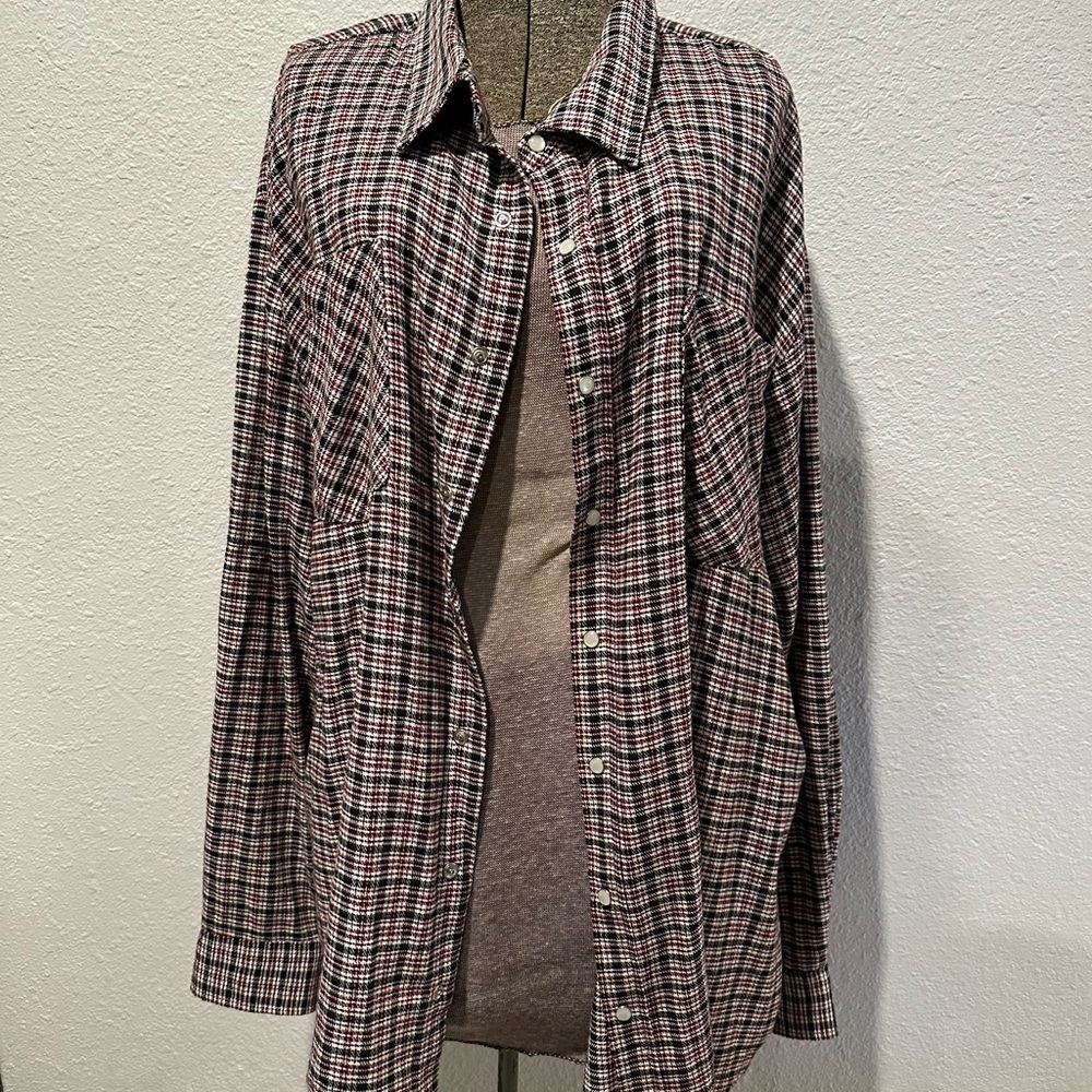 Vintage Haband Casual Joe Plaid Flannel Button-Up – Size 3X